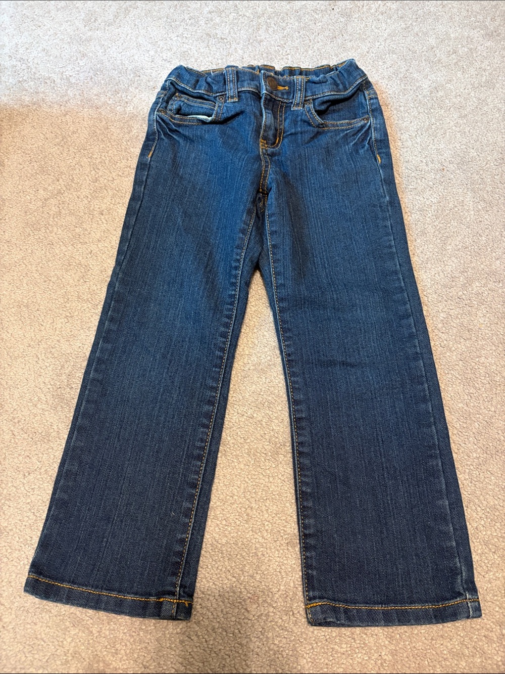 Boys Janie and Jack Size 5 Dark Blue Jeans